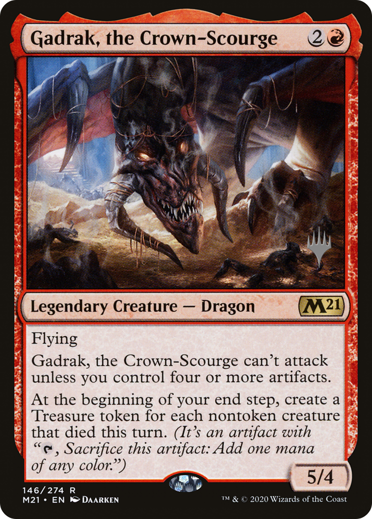 Gadrak, the Crown-Scourge (146p) Foil - Core Set 2021 Promos