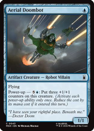 Aerial Doombot (043) Foil - Marvel Super Heroes