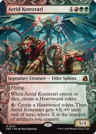 Aerid Konstrari (Sculptor's Stronghold Showcase) (347) Foil - Reality Fracture