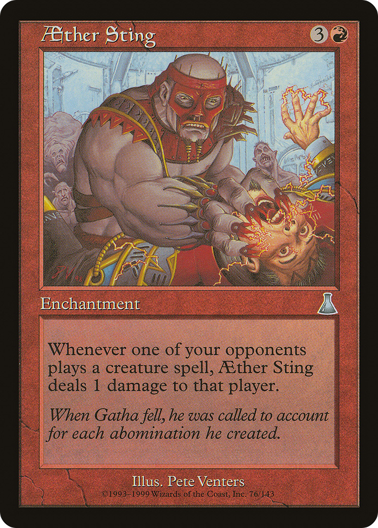 Aether Sting (076) Foil - Urza's Destiny