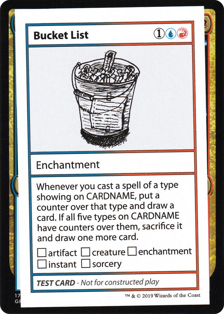 Bucket List (089) - Mystery Booster Playtest Cards 2021