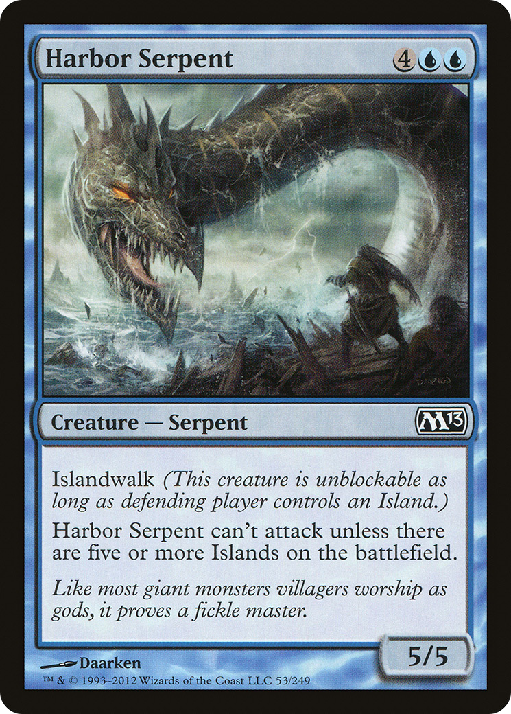 Harbor Serpent (053) Foil - Magic 2013