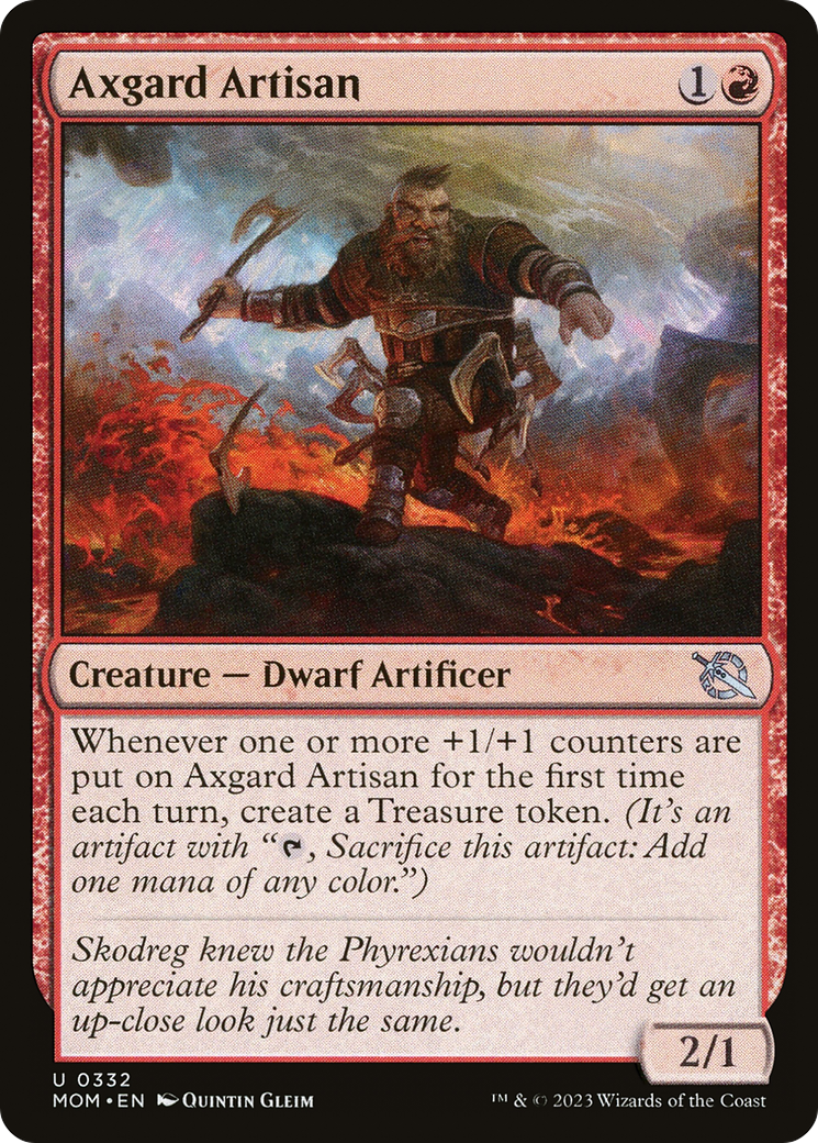 Axgard Artisan (332) Foil - March of the Machine