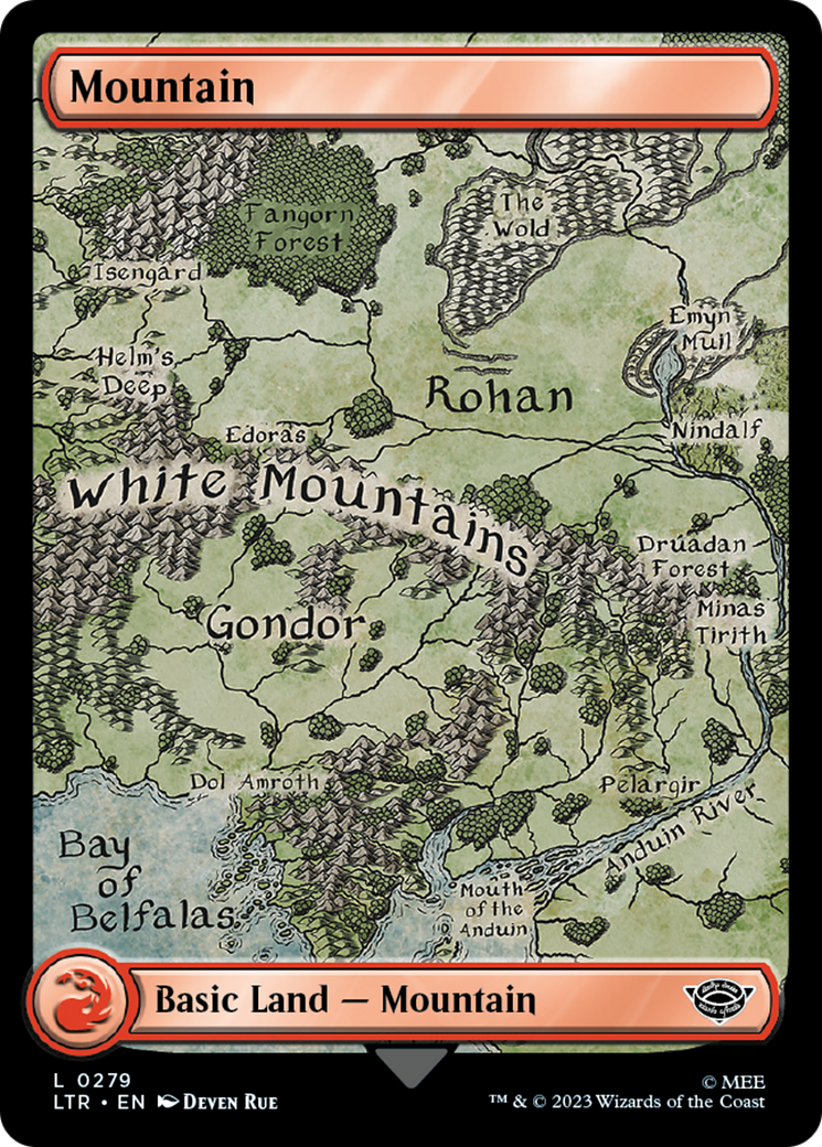 Mountain (279) Foil - The Lord of the Rings: Tales of Middle-earth