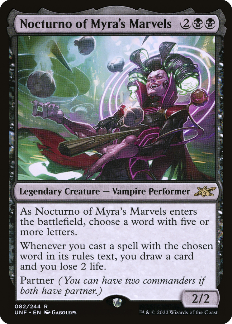 Nocturno of Myra's Marvels (082) - Unfinity