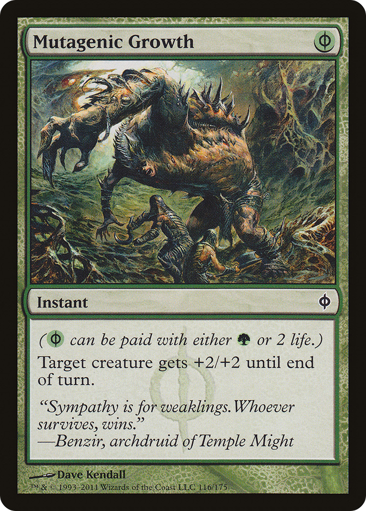 Mutagenic Growth (116) Foil - New Phyrexia