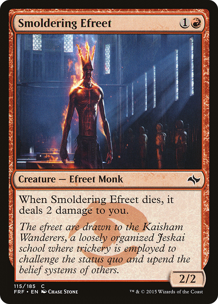 Smoldering Efreet (115) - Fate Reforged