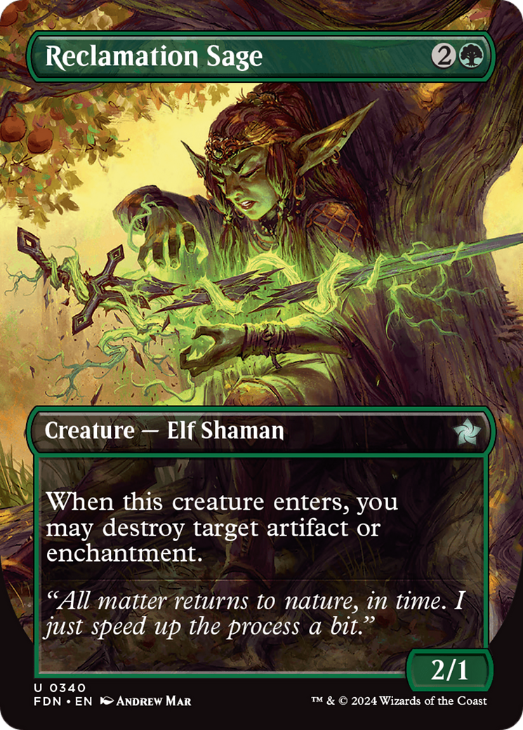 Reclamation Sage (Borderless) (340) - Foundations