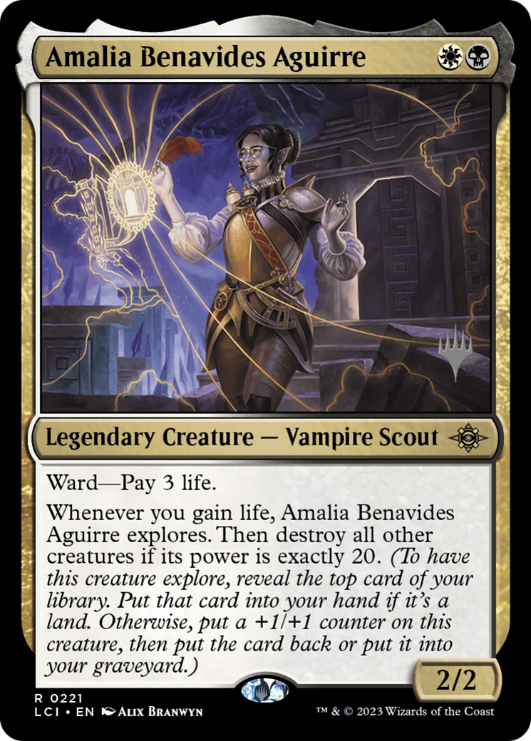 Amalia Benavides Aguirre (221) Foil - The Lost Caverns of Ixalan Promos