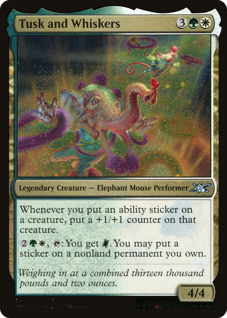 Tusk and Whiskers (Galaxy Foil) (468) Foil - Unfinity