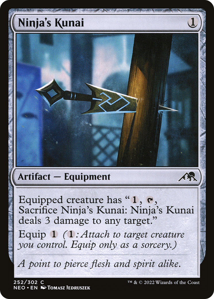 Ninja's Kunai (252) - Kamigawa: Neon Dynasty