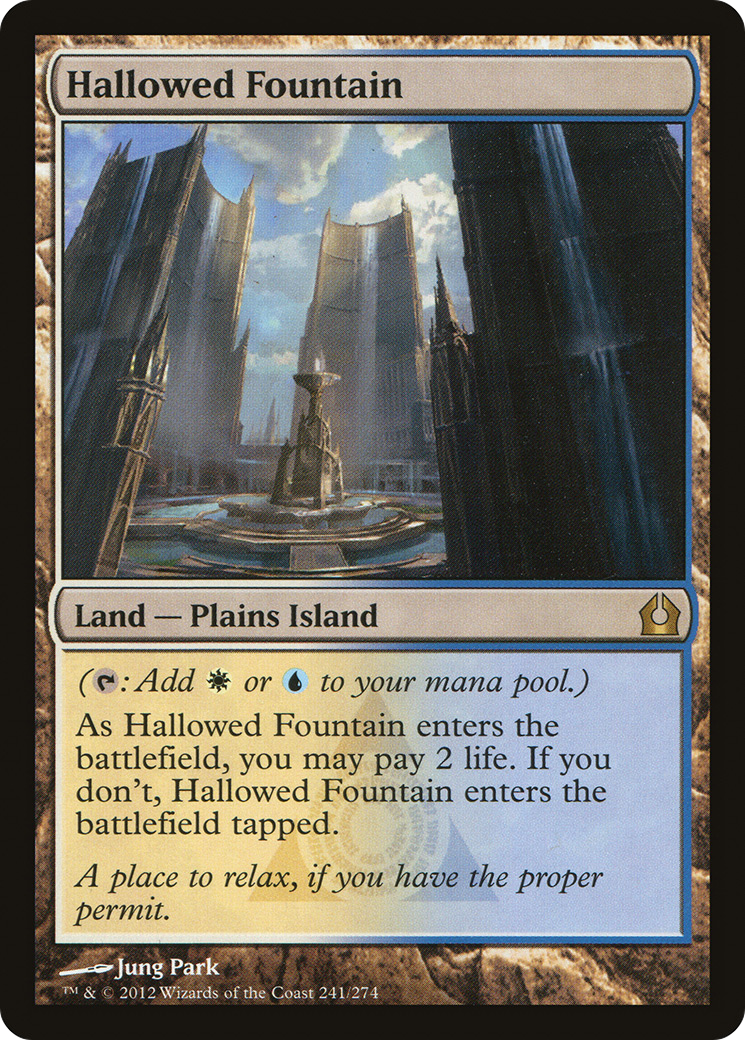Hallowed Fountain (241) Foil - Return to Ravnica