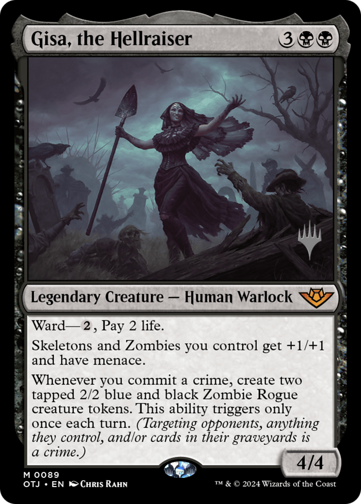 Gisa, the Hellraiser (089) Foil - Outlaws of Thunder Junction Promos