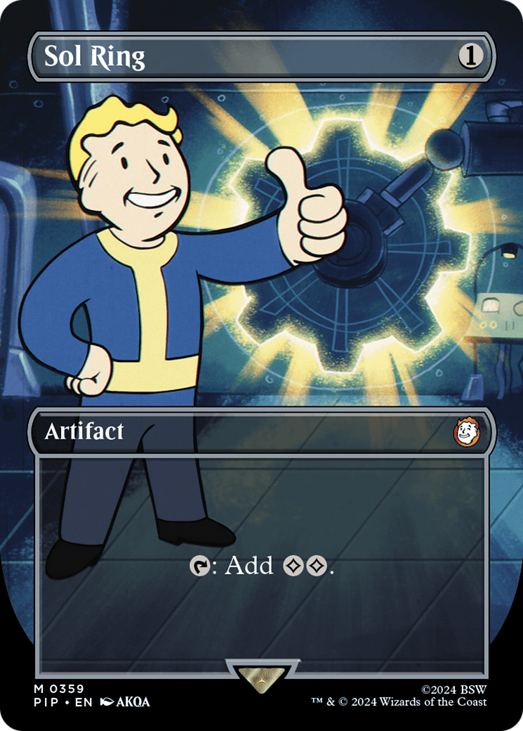 Sol Ring (Borderless) (359) Foil - Fallout