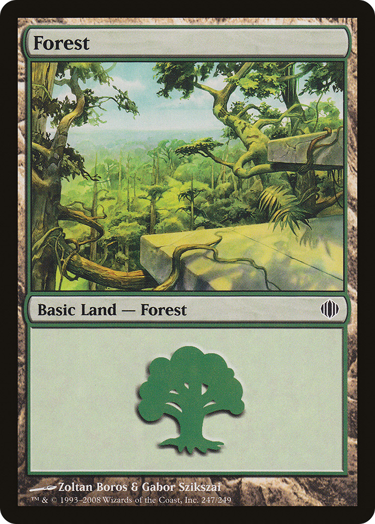 Forest (247) Foil - Shards of Alara