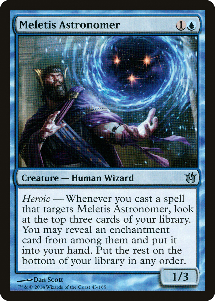 Meletis Astronomer (043) Foil - Born of the Gods