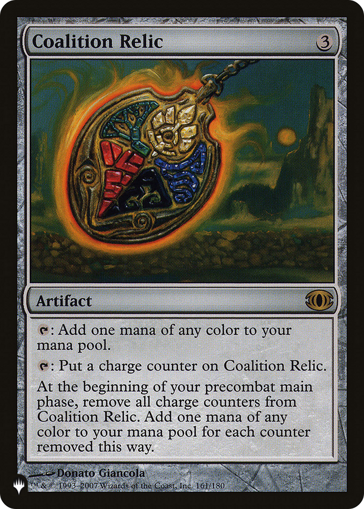 Coalition Relic (FUT-161) - The List