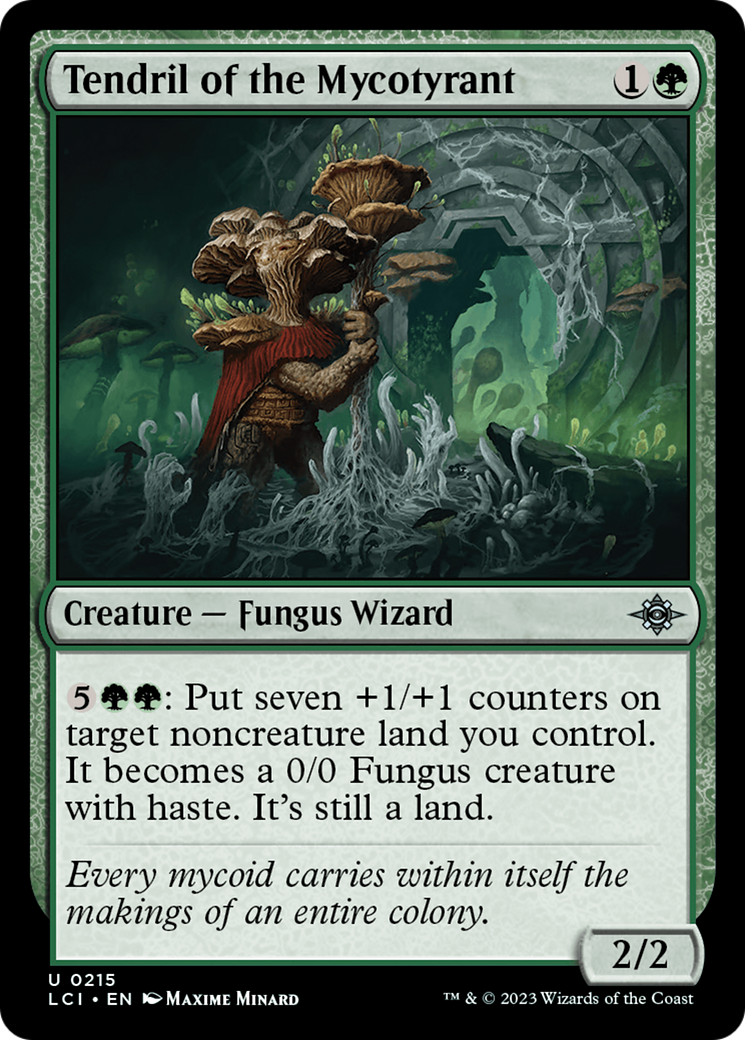 Tendril of the Mycotyrant (215) Foil - The Lost Caverns of Ixalan