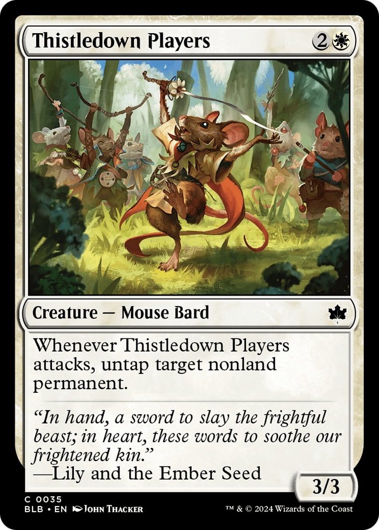 Thistledown Players (035) Foil - Bloomburrow