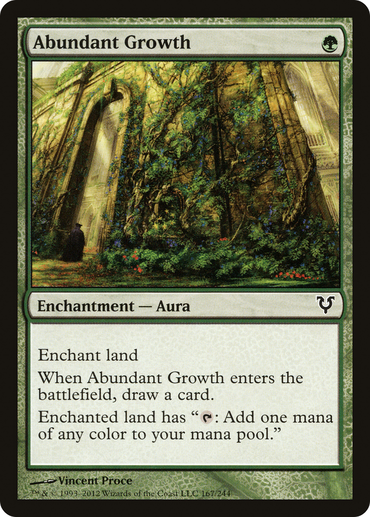 Abundant Growth (167) - Avacyn Restored