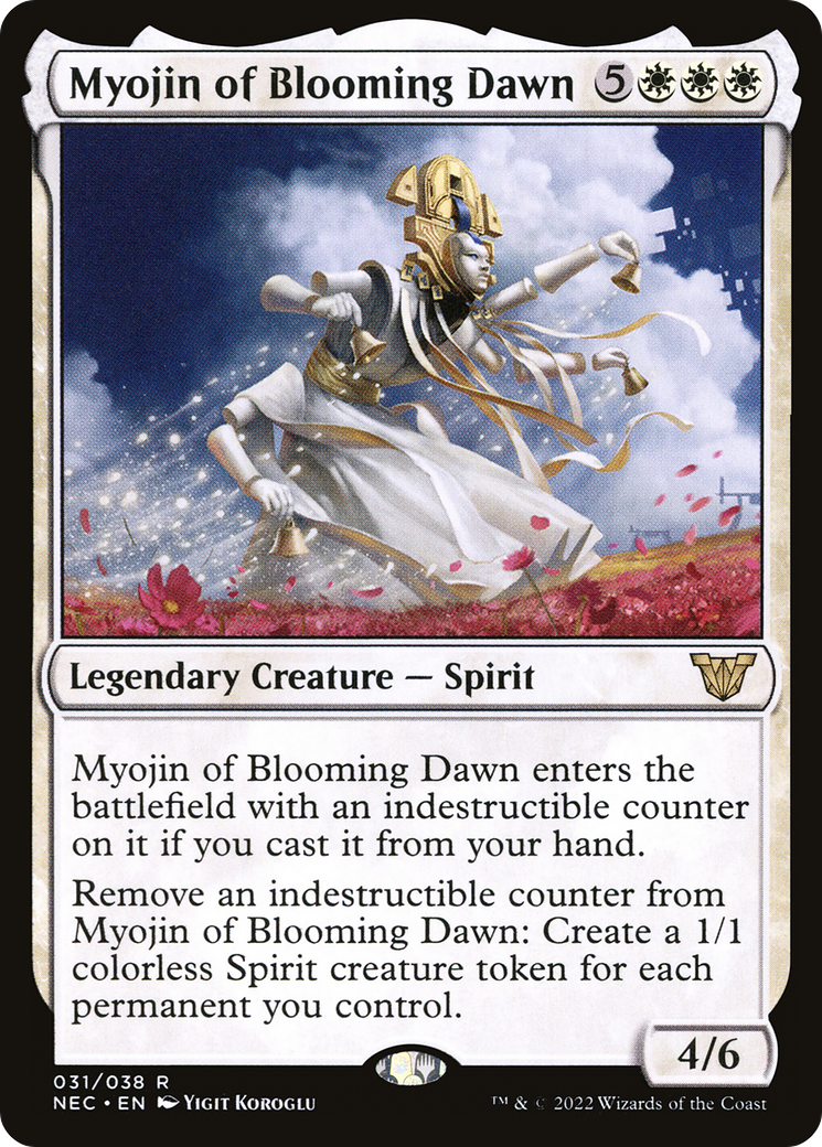 Myojin of Blooming Dawn (031) - Neon Dynasty Commander
