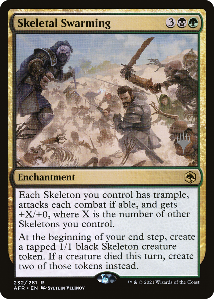 Skeletal Swarming (232) - Adventures in the Forgotten Realms Promos