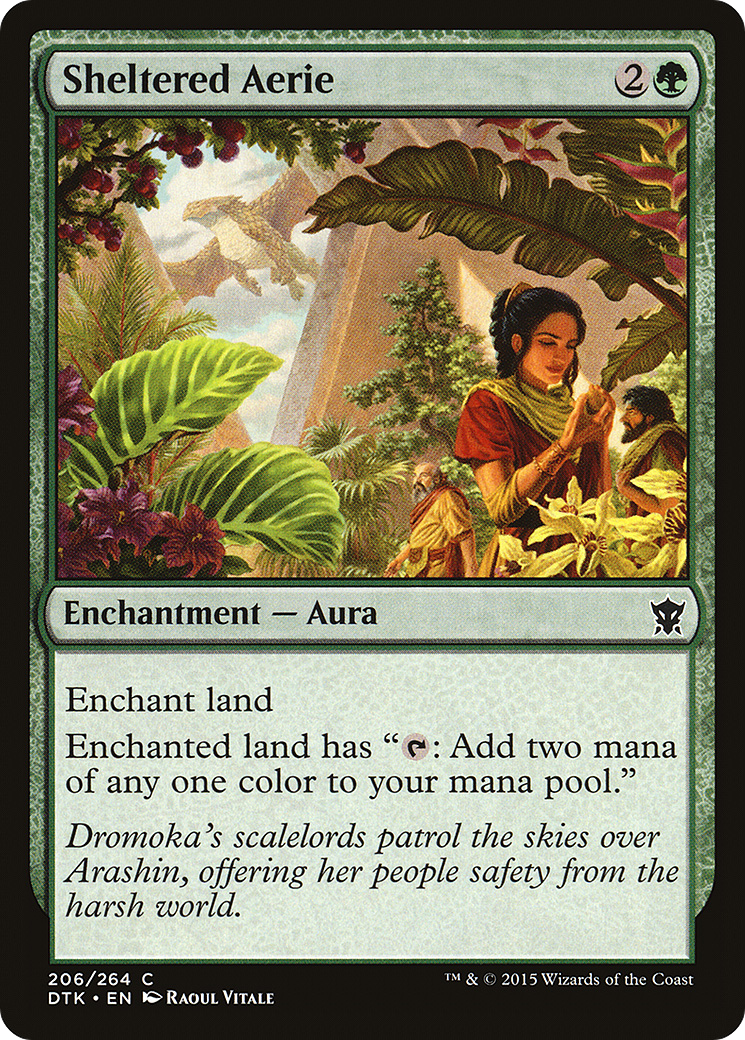 Sheltered Aerie (206) - Dragons of Tarkir