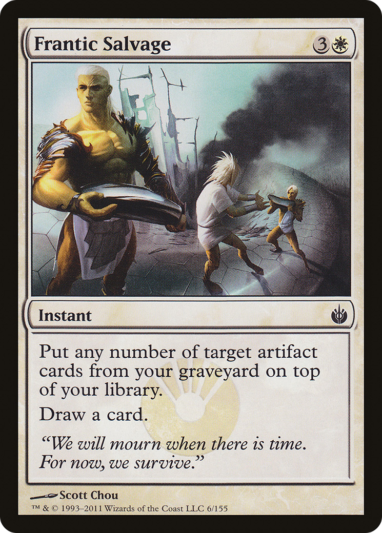 Frantic Salvage (006) Foil - Mirrodin Besieged