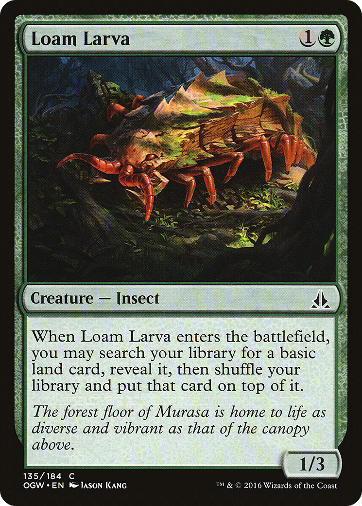 Loam Larva (135) Foil - Oath of the Gatewatch