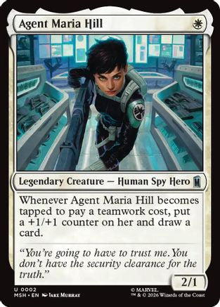 Agent Maria Hill (002) Foil - Marvel Super Heroes