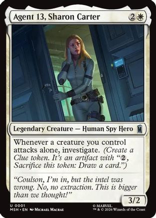 Agent3, Sharon Carter (001) Foil - Marvel Super Heroes