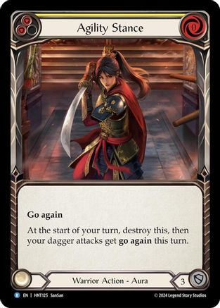 Agility Stance (HNT125) Rainbow Foil - The Hunted