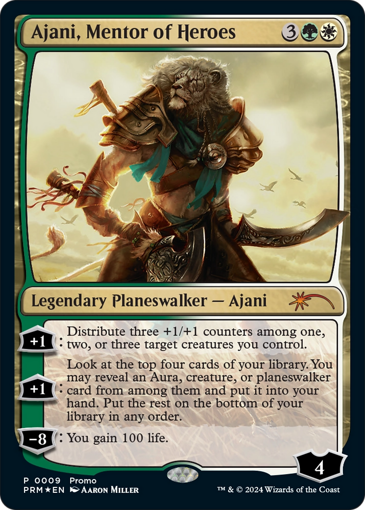Ajani, Mentor of Heroes (009) Foil - Media Promos