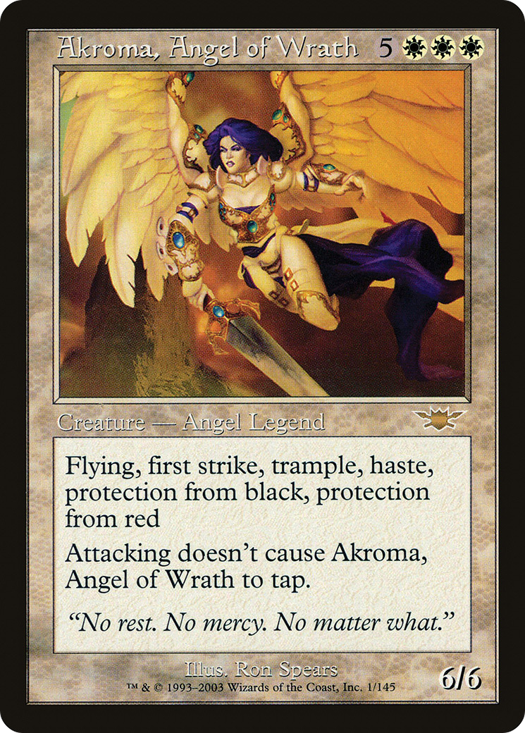 Akroma, Angel of Wrath (001) - Legions