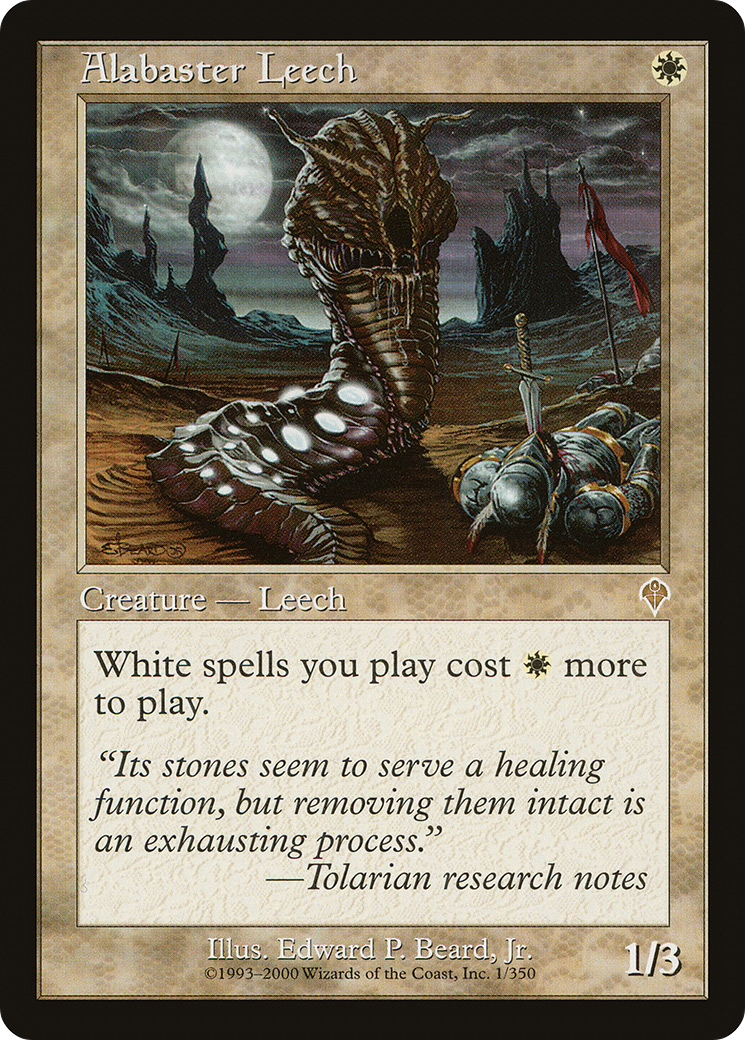 Alabaster Leech (001) Foil - Invasion
