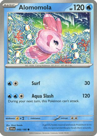 Alomomola (48) Reverse Holofoil - Scarlet & Violet