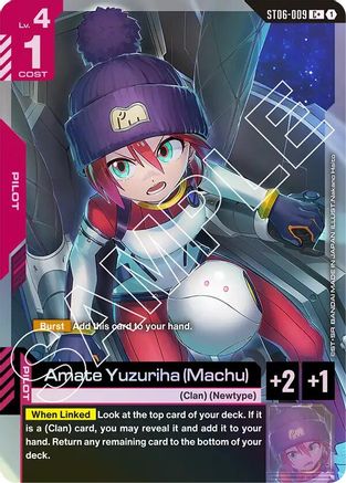 Amate Yuzuriha (Machu) (C+) (ST06-009) Holofoil - Starter Deck 06: Clan Unity