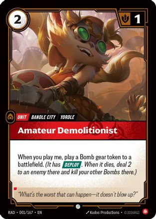 Amateur Demolitionist (001) Foil - Radiance