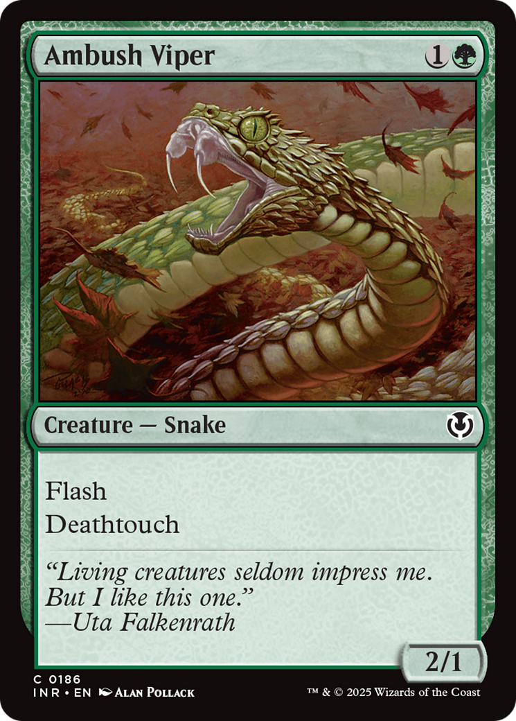 Ambush Viper (186) Foil - Innistrad Remastered