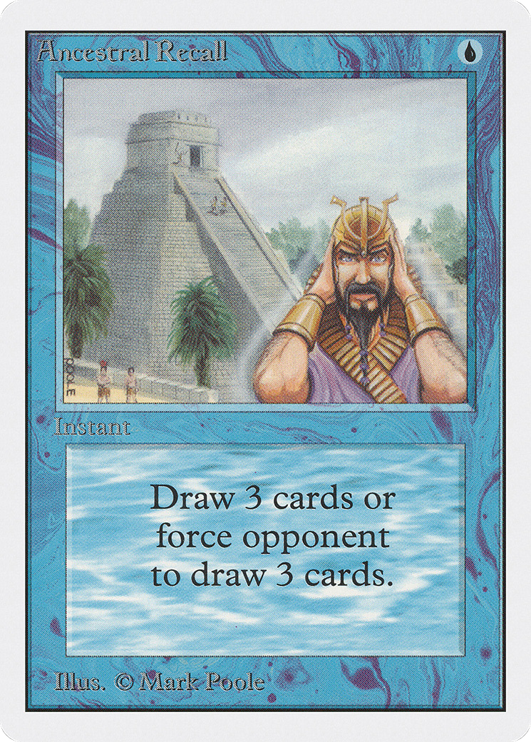 Ancestral Recall - Unlimited Edition