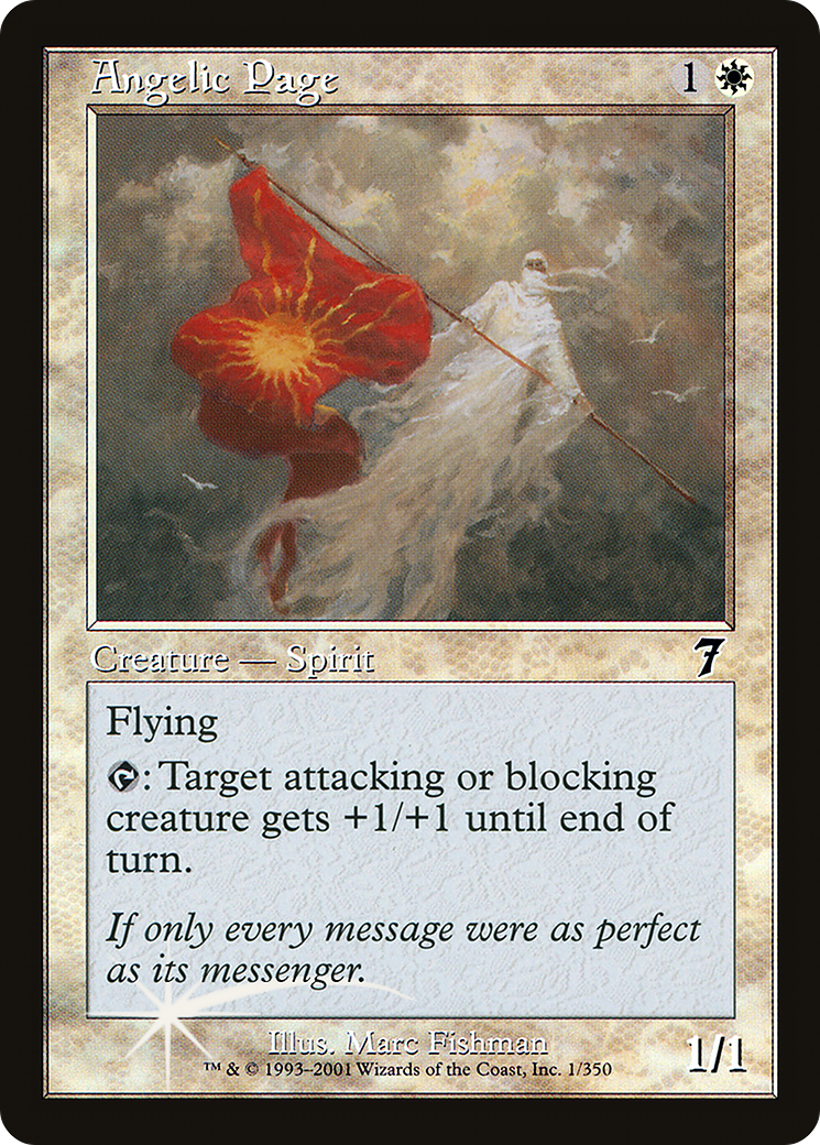 Angelic Page (001) Foil - Seventh Edition
