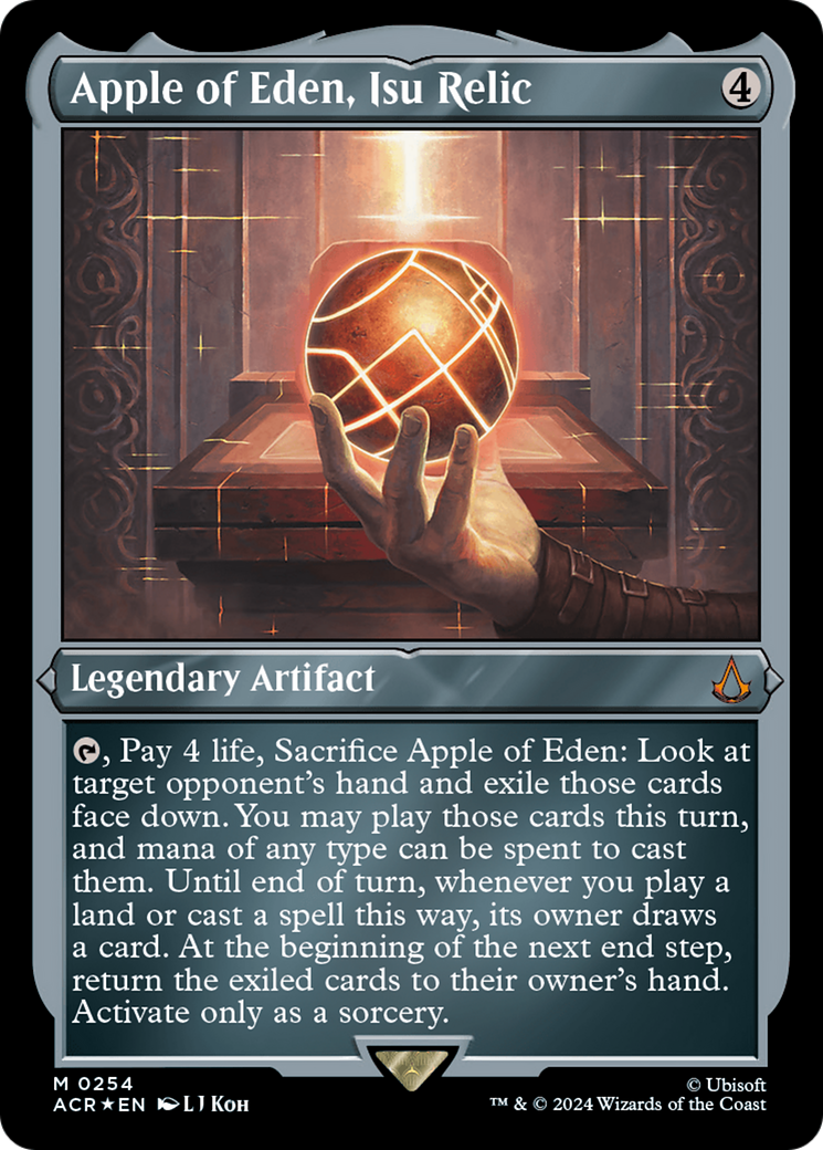 Apple of Eden, Isu Relic (254) Etched Foil - Assassin's Creed