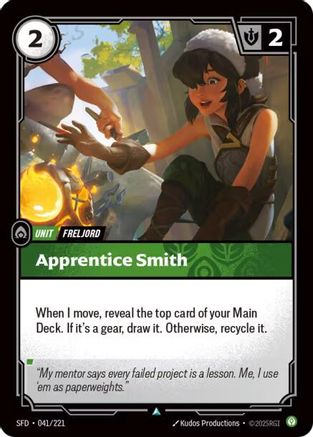 Apprentice Smith (041) Foil - Spiritforged