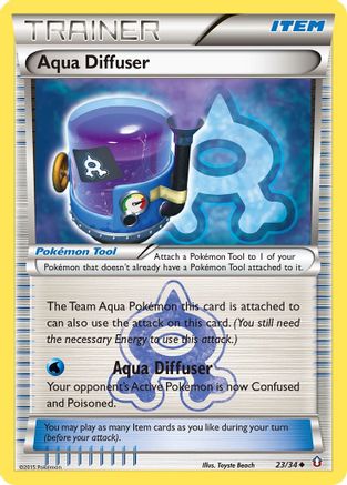 Aqua Diffuser (23) Reverse Holofoil - Double Crisis