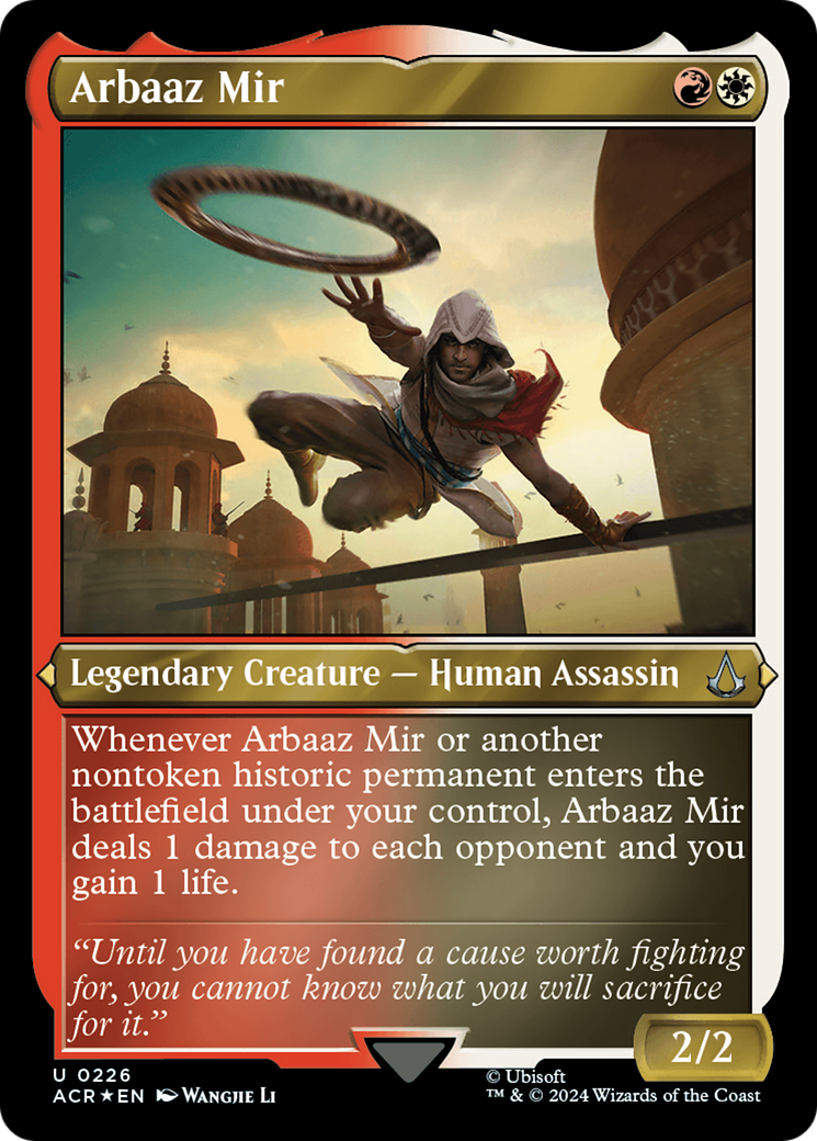 Arbaaz Mir (226) Etched Foil - Assassin's Creed