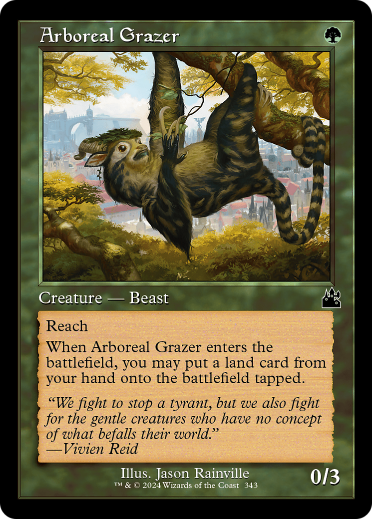 Arboreal Grazer (Retro) (343) - Ravnica Remastered