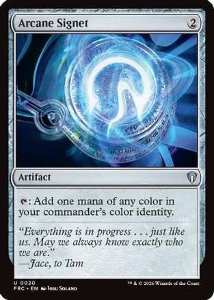 Arcane Signet (020) - Commander: Reality Fracture