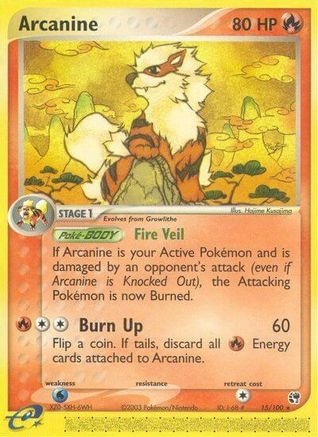 Arcanine (15) Reverse Holofoil - Sandstorm