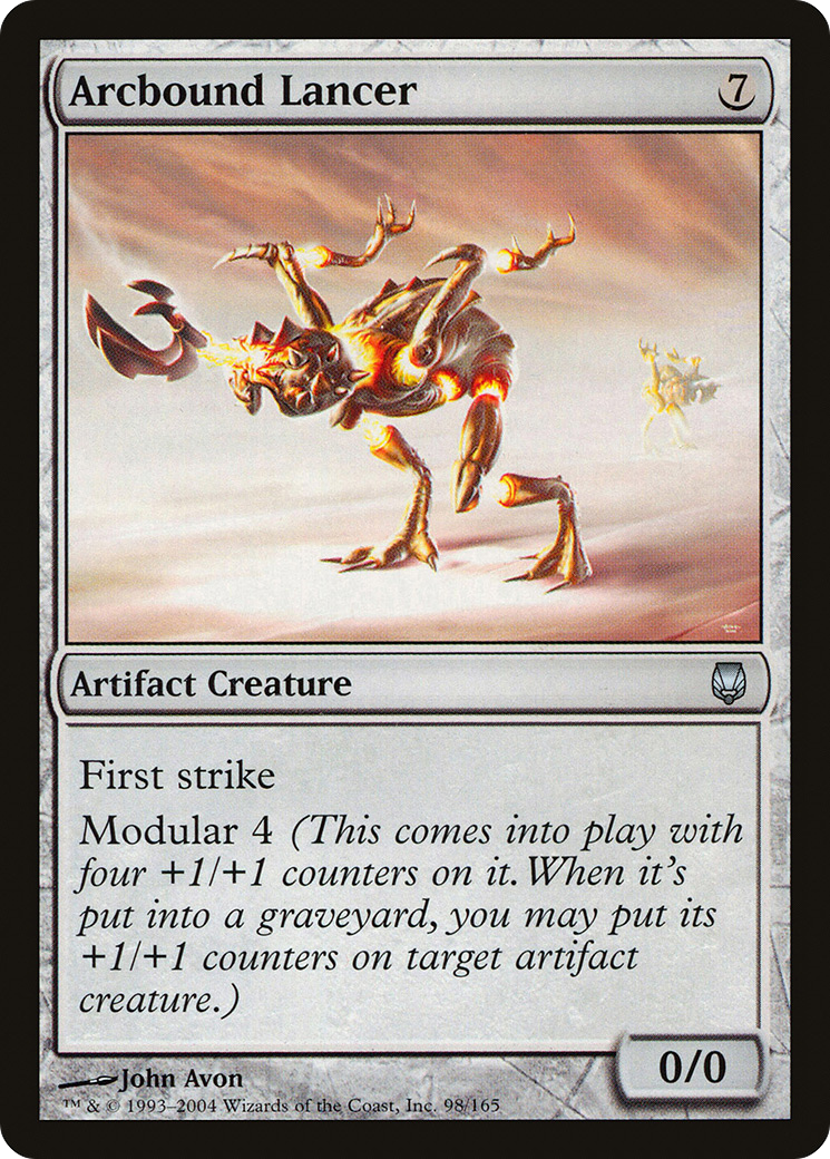 Arcbound Lancer (098) Foil - Darksteel