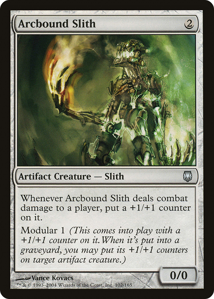 Arcbound Slith (102) Foil - Darksteel